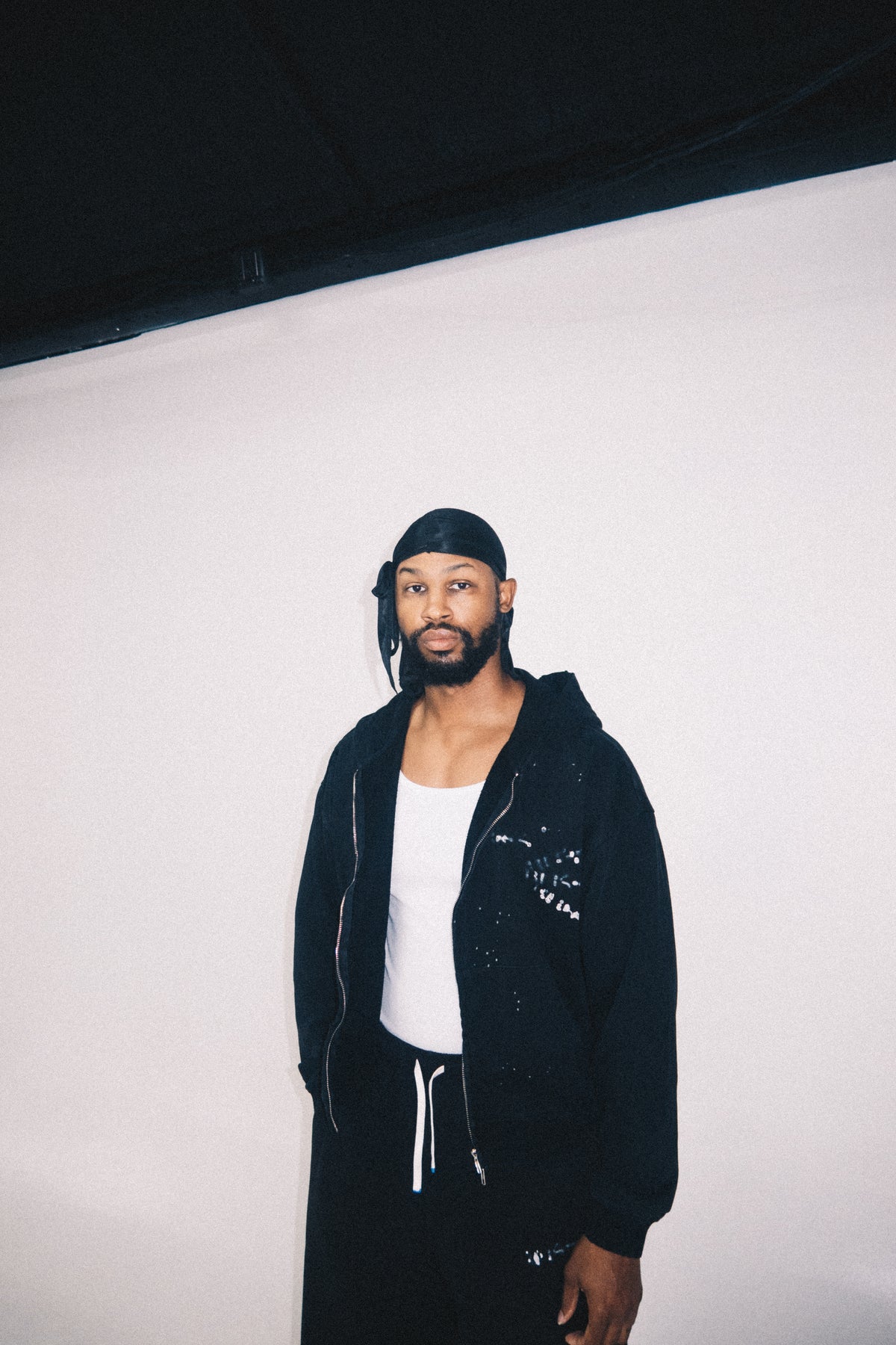 Transfer Cropped Zip Hoodie